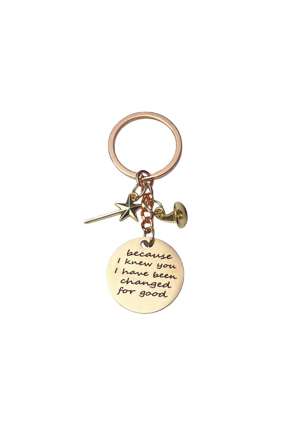 Wicked Inspired BFF Keychain Elphaba and Glinda Best Friend Key Chains Wicked Key Rings Graduation Long Distance Friendship Gift