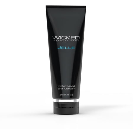 Wicked Jelle Anal Water Based Personal Lubricant, Original, 8 oz
