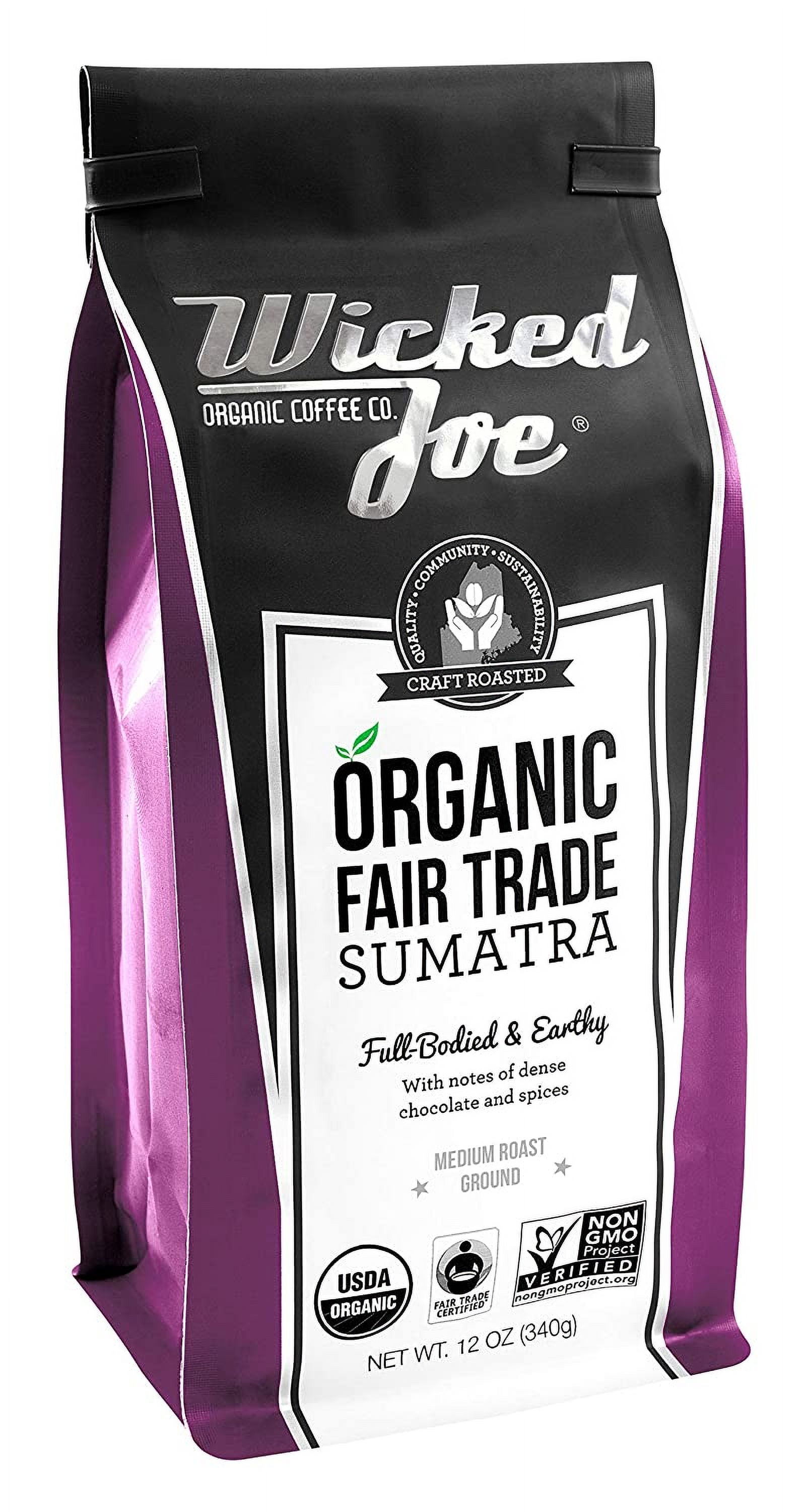 Wicked Joe Coffee Sumatra Ground, 12 oz