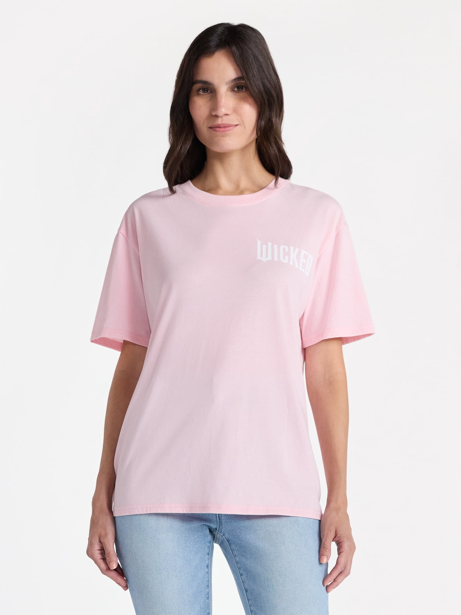 Wicked, Junior's Graphic Short Sleeve Tee, Wicked 2 Logo, Sizes XXS-XXL