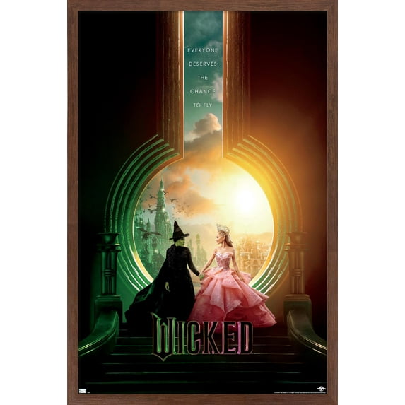 Wicked - Key Art Wall Poster, 14.725" x 22.375" Framed