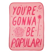 Wicked Pink Print Fleece Throw Blanket, 46 x 60