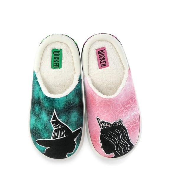 Wicked Little and Big Girls’ Scuff Slippers, Sizes 11-3