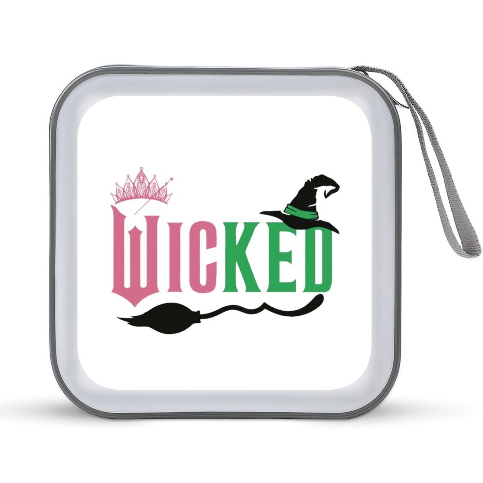 Wicked Wallet Wicked Logo 40 Capacity CD Storage Cases, DVD Disc Cases, VCD Hard ...