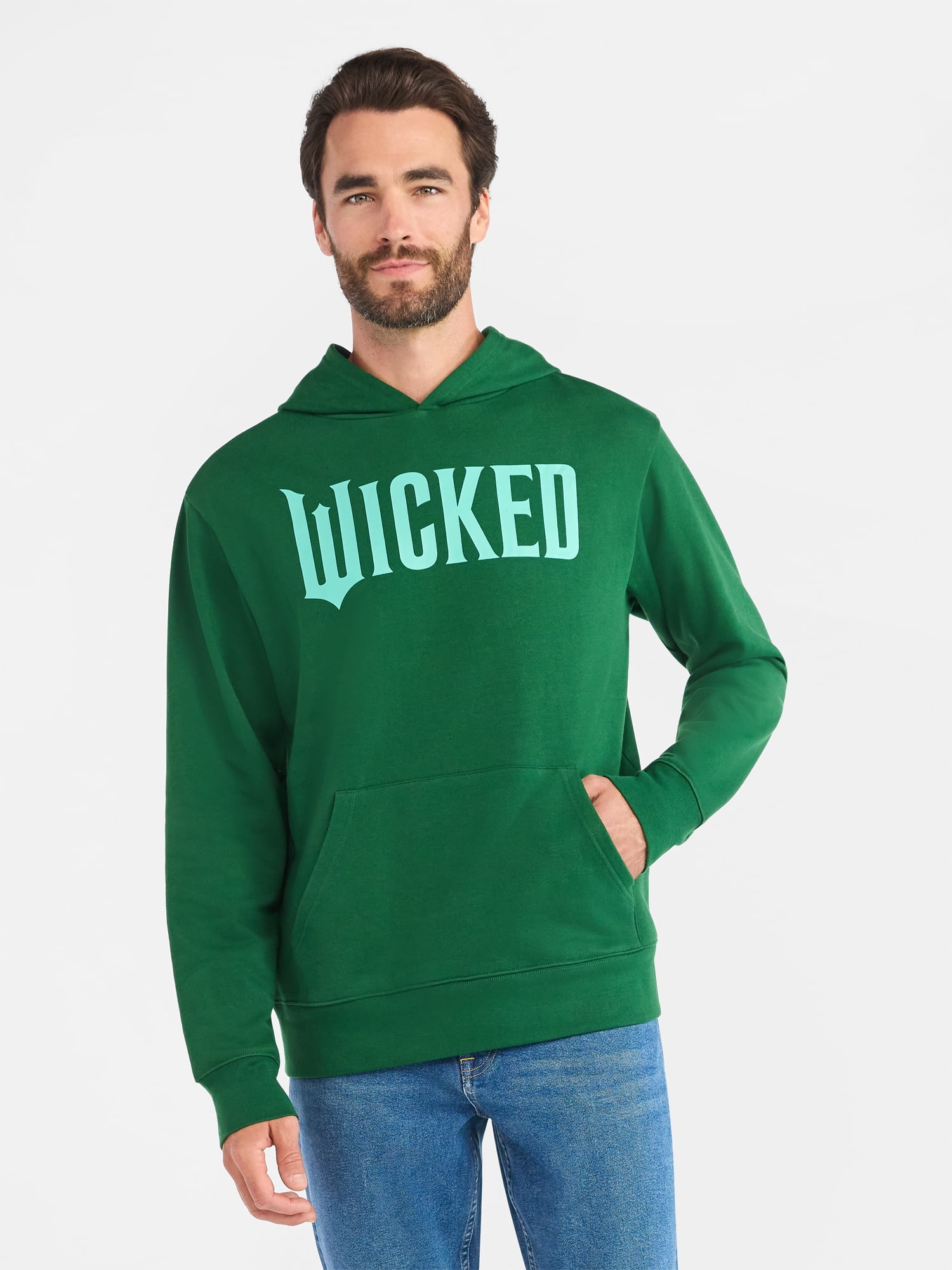 Wicked Men's and Big Men's Graphic Hoodie with Long Sleeves, Sizes XS-5XL