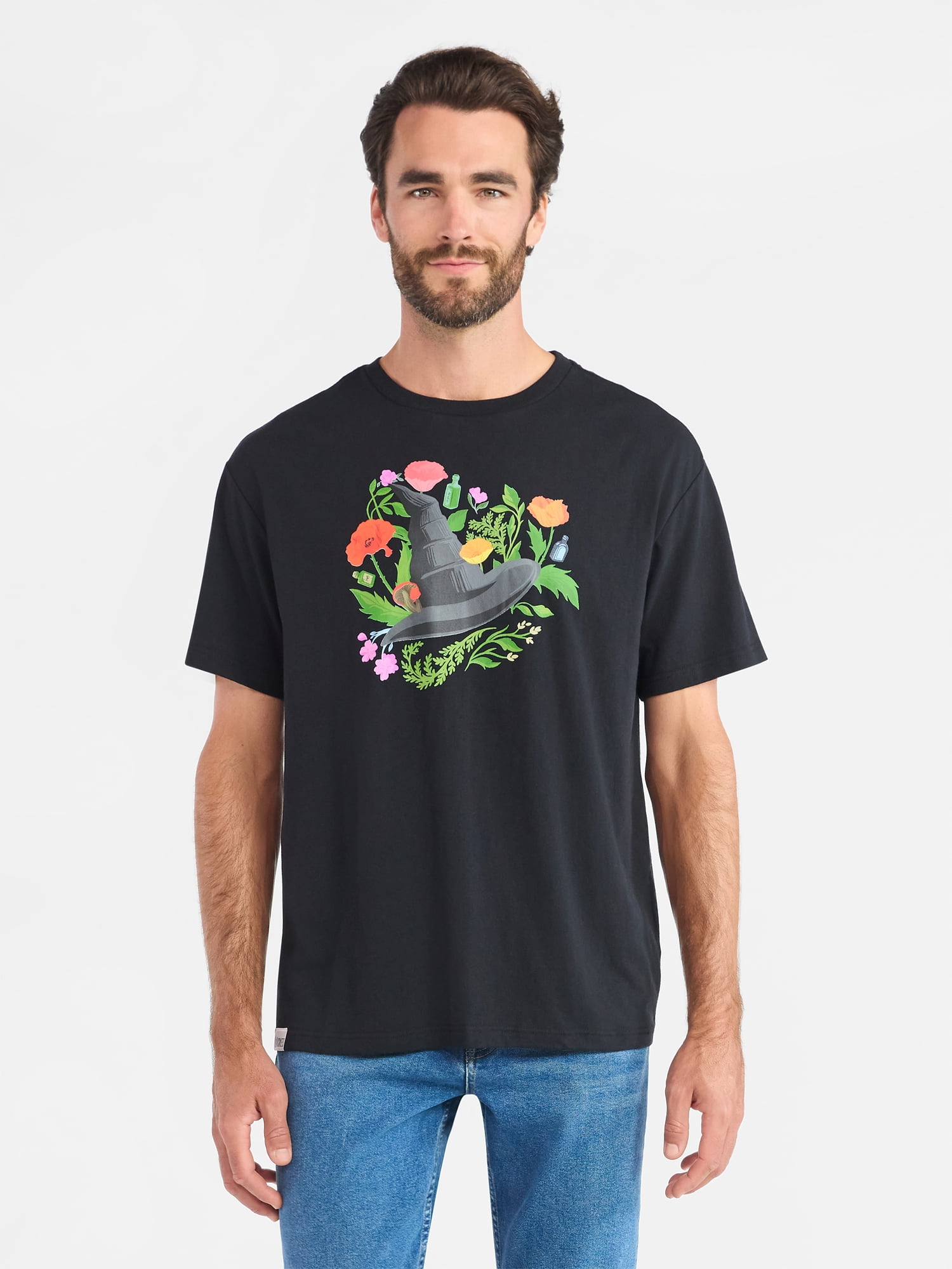 Wicked Men's and Big Men's Front Back Graphic Tee with Short Sleeves, Sizes S-3XL