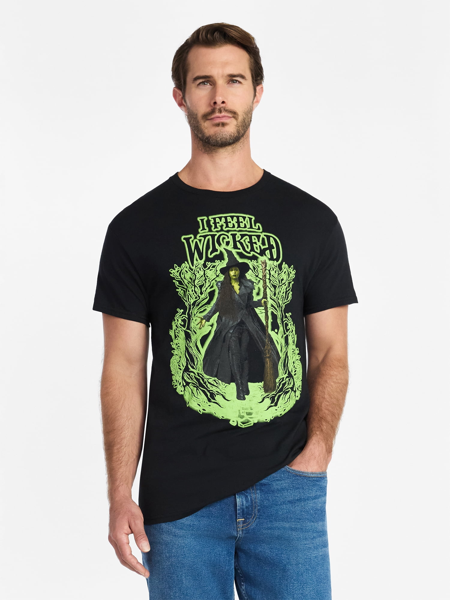 Wicked Men's and Big Men's I Feel Wicked Graphic Tee, Sizes S-3XL