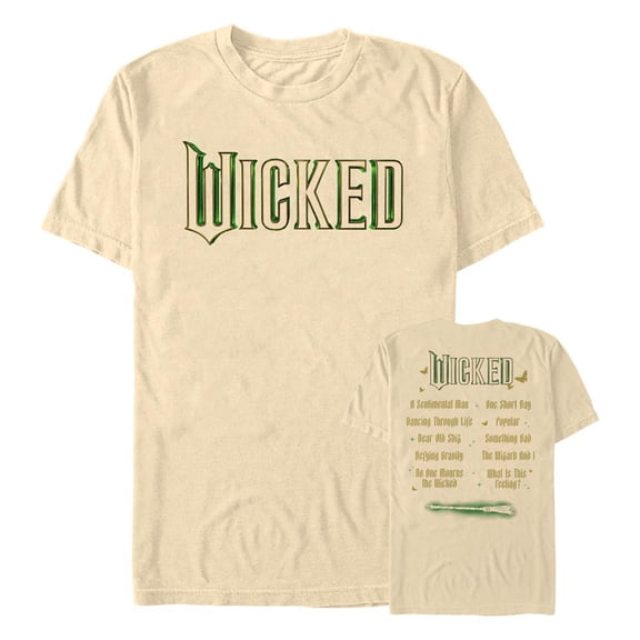 Wicked Men's Graphic T-Shirt - Stylish Official Logo Tee,