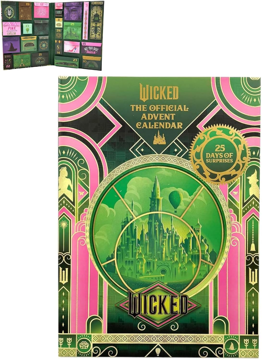 Wicked Merch Advent Calendar 2024 25 Days of MovieInspired Surprises