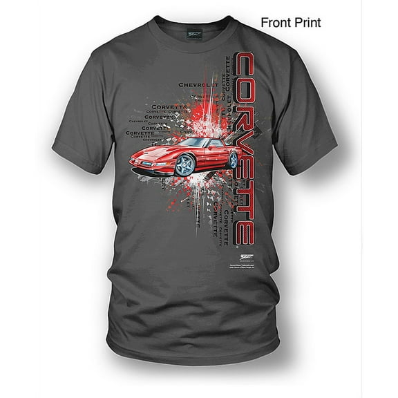 Wicked Metal Corvette shirt - Burst - C4 Corvette shirt