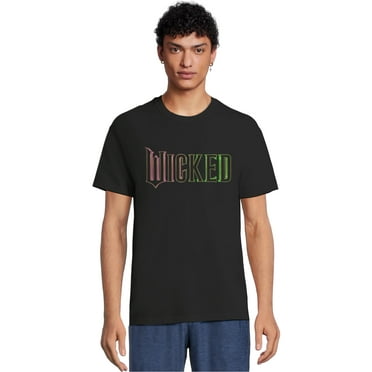 Wicked Movie Men's & Big Men's Graphic Tee with Short Sleeves, Sizes S-3XL