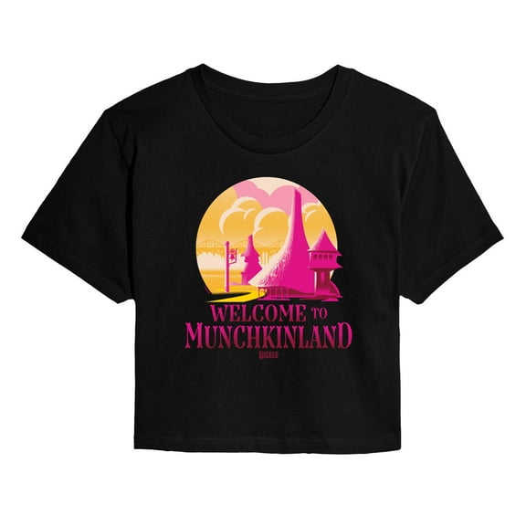 Wicked - Munchkinland - Juniors Cropped Graphic T-shirt