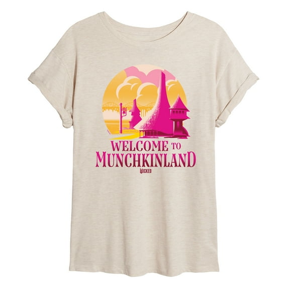 Wicked - Munchkinland - Women's Oversized Graphic T-shirt