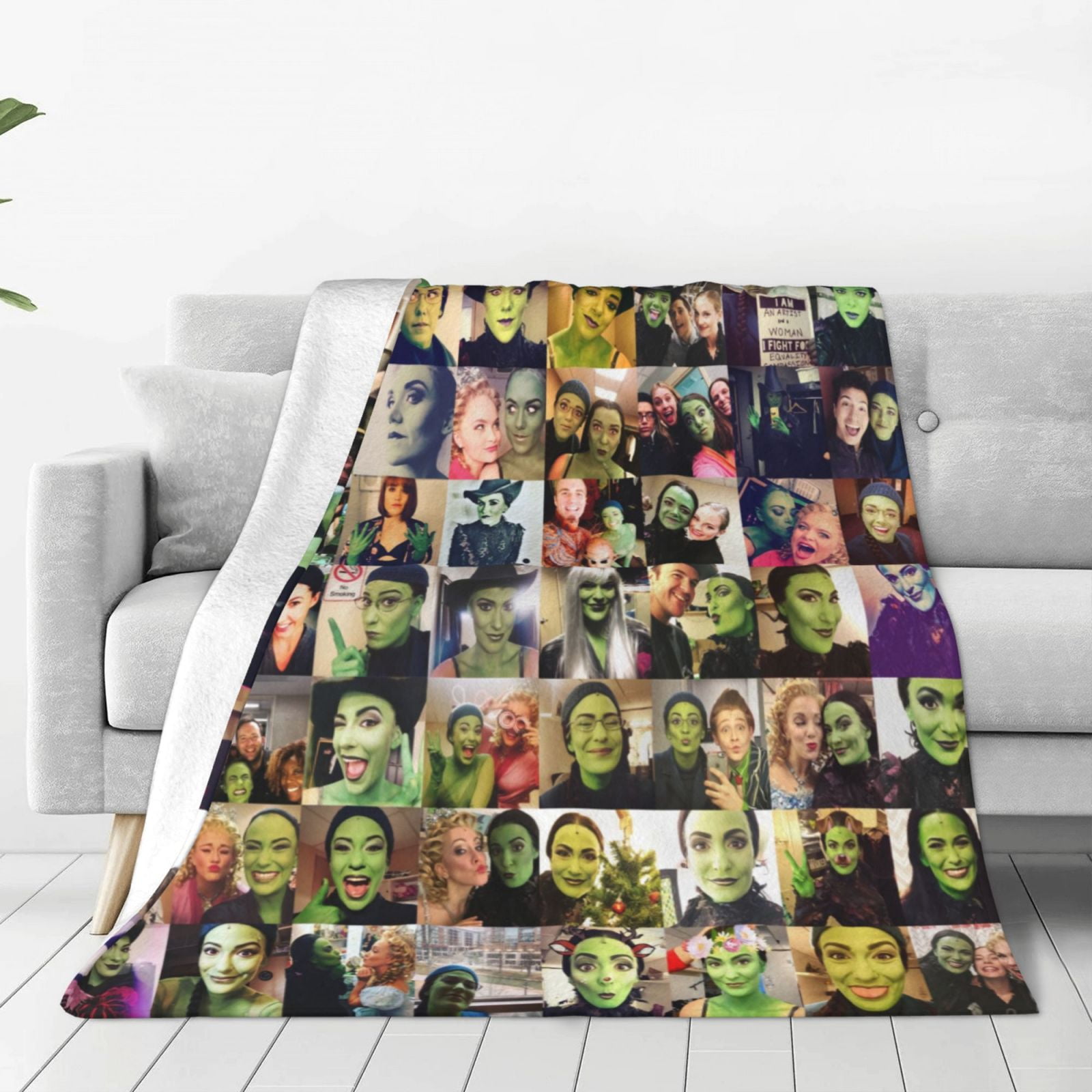 Wicked Musical Fleece Throw Blanket, Ultra Soft Cozy Luxury Fuzzy