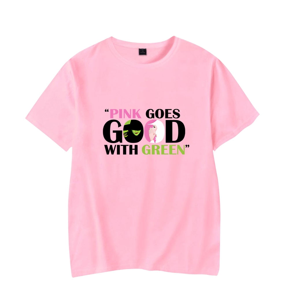 Wicked Pink Green Tee – Wicked the Musical Store