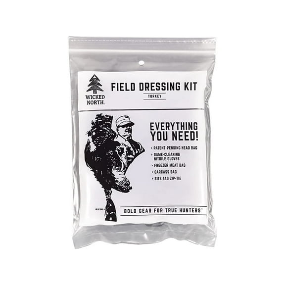 Wicked North Gear Turkey Field Dressing Kit, White
