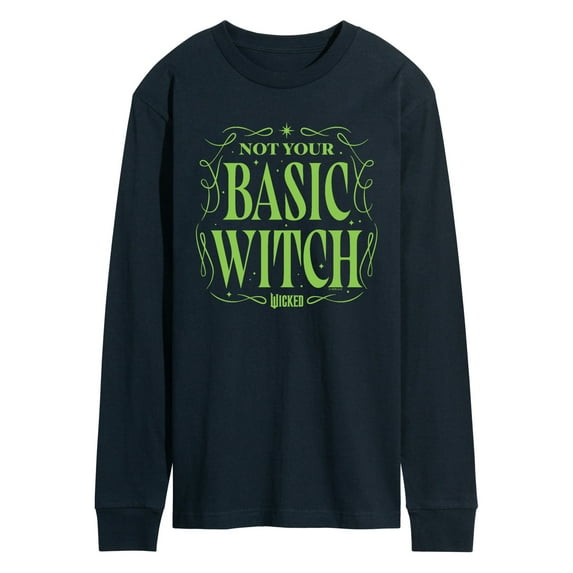 Wicked - Not Your Basic Witch - Men's Long Sleeve Graphic T-shirt