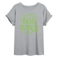 thumbnail image 1 of Wicked - Not Your Basic Witch - Women's Oversized Graphic T-shirt, 1 of 4