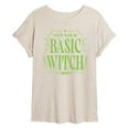 thumbnail image 1 of Wicked - Not Your Basic Witch - Women's Oversized Graphic T-shirt, 1 of 4