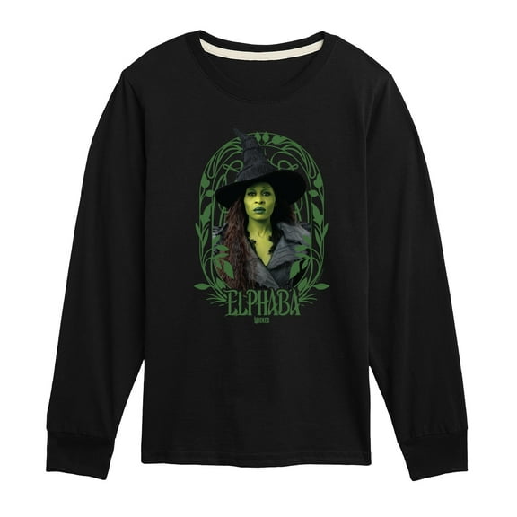 Wicked - Noveau Frame Elphaba - Toddler Long Sleeve Graphic T-Shirt