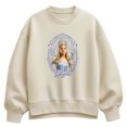 thumbnail image 1 of Wicked - Noveau Frame Glinda - Ladies Oversized Fleece Crew Sweatshirt, 1 of 3