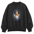thumbnail image 1 of Wicked - Noveau Frame Glinda - Ladies Oversized Fleece Crew Sweatshirt, 1 of 3