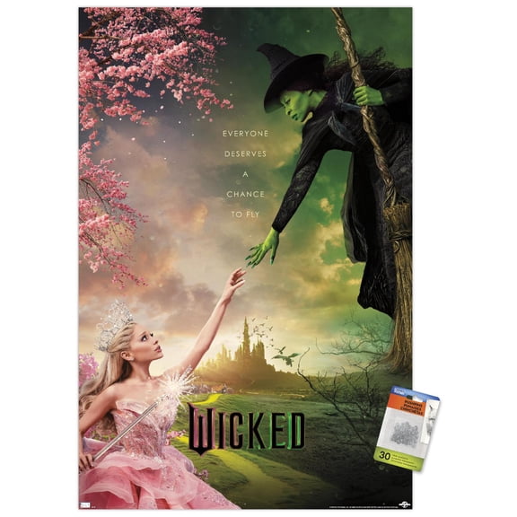 Wicked - One Sheet Wall Poster with Push Pins, 22.375" x 34"