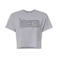 thumbnail image 1 of Wicked - Outline Logo - Juniors Cropped Graphic T-Shirt, 1 of 5