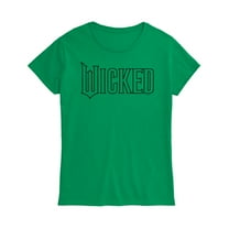 Wicked - Outline Logo - Women's Fitted Graphic T-Shirt