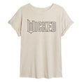 thumbnail image 1 of Wicked - Outline Logo - Women's Oversized Graphic T-Shirt, 1 of 5