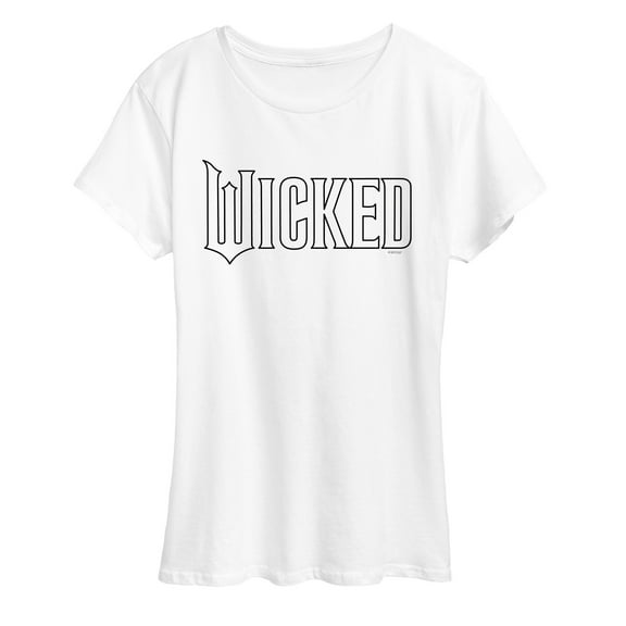 Wicked - Outline Logo - Women's Short Sleeve Graphic T-Shirt