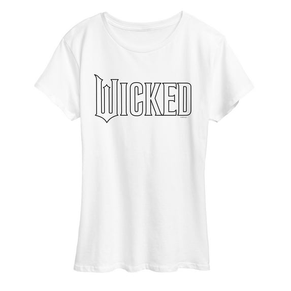 Wicked - Outline Logo - Women's Short Sleeve Graphic T-Shirt