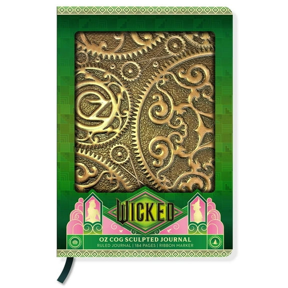 Wicked: Oz Cogs Sculpted Journal, (Hardcover)