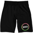 thumbnail image 1 of Wicked Part 1 Circle Logo Adult Black Sleep Pajama Shorts-XXL, 1 of 7