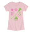 Wicked - For Good Logo Girls' Short Sleeve Boxy Graphic T-Shirt ...