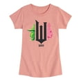thumbnail image 1 of Wicked: Part 1 - Glinda and Elphaba - Youth Girls Short Sleeve T-Shirt, 1 of 4