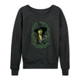 thumbnail image 1 of Wicked: Part 2 -  Art Noveau Elphaba - Women's French Terry Long Sleeve Pullover, 1 of 5
