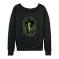 thumbnail image 1 of Wicked: Part 2 -  Art Noveau Elphaba - Women's French Terry Long Sleeve Pullover, 1 of 5