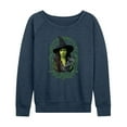 thumbnail image 1 of Wicked: Part 2 -  Art Noveau Elphaba - Women's French Terry Long Sleeve Pullover, 1 of 5