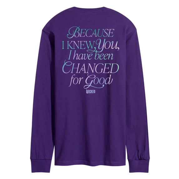 Wicked: Part 2 - Changed For Good - Men's Long Sleeve Graphic T-Shirt
