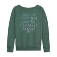 thumbnail image 1 of Wicked: Part 2 -  Changed For Good - Women's French Terry Long Sleeve Pullover, 1 of 5