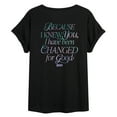 thumbnail image 1 of Wicked: Part 2 -  Changed For Good - Women's Oversized Graphic T-Shirt, 1 of 5