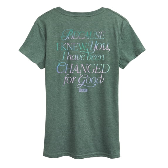 Wicked: Part 2 - Changed For Good - Women's Short Sleeve Graphic T-Shirt