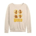 thumbnail image 1 of Wicked: Part 2 -  Dorthy And Friends Logo - Women's French Terry Long Sleeve Pullover, 1 of 5