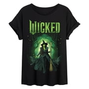 Wicked Part 2 - Elphaba Forest - Womens Oversized Graphic T-Shirt