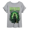 thumbnail image 1 of Wicked: Part 2 -  Elphaba Forest - Women's Oversized Graphic T-Shirt, 1 of 5