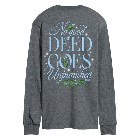 Wicked: Part 2 - Elphaba No Good Deed Goes Unpunished - Men's Long Sleeve Graphic T-Shirt