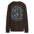 thumbnail image 1 of Wicked: Part 2 -  Elphaba No Good Deed Goes Unpunished - Men's Long Sleeve Graphic T-Shirt, 1 of 5