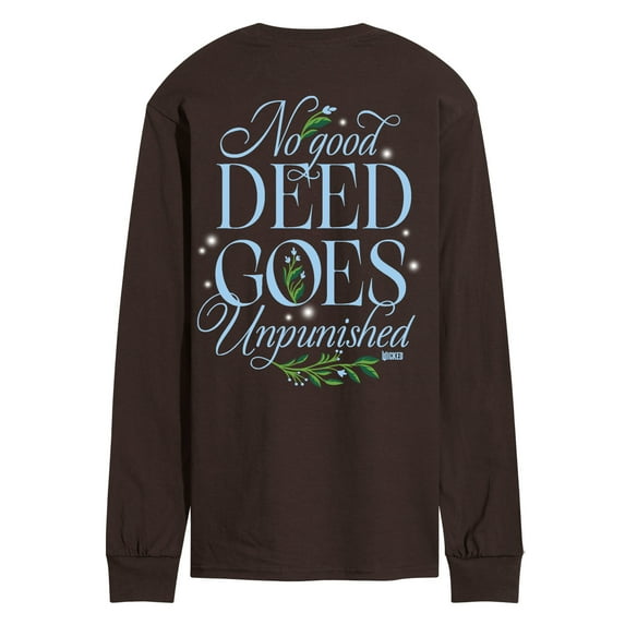 Wicked: Part 2 - Elphaba No Good Deed Goes Unpunished - Men's Long Sleeve Graphic T-Shirt
