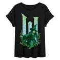 thumbnail image 1 of Wicked: Part 2 -  Elphaba No Good Deed Goes Unpunished - Women's Oversized Graphic T-Shirt, 1 of 5